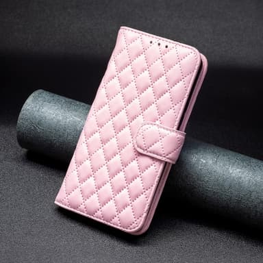 SKALO Xiaomi Redmi A3 BINFEN COLOR Tikattu Lompakko - Pinkki