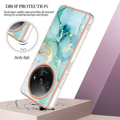 SKALO Xiaomi Redmi A3 Marmori TPU kuori - #4