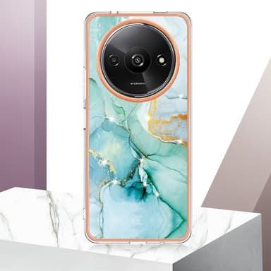 SKALO Xiaomi Redmi A3 Marmori TPU kuori - #4