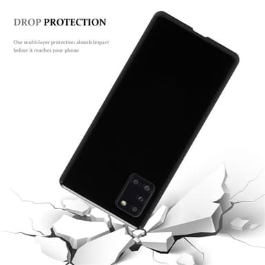 Samsung Galaxy A31 Suojakuori Kuoret (Musta)