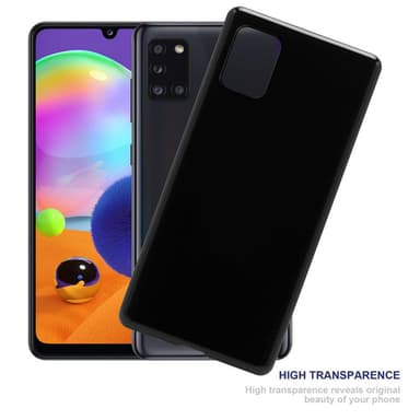 Samsung Galaxy A31 Suojakuori Kuoret (Musta)