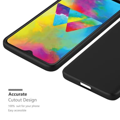 Samsung Galaxy M21 / M30s Suojakuori Kotelo (Musta)