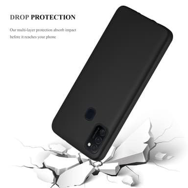 Samsung Galaxy M21 / M30s Suojakuori Kotelo (Musta)