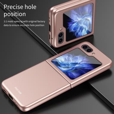 SKALO Samsung Z Flip6 Ultrathin Skin-touch Fold Suojakuori - Musta