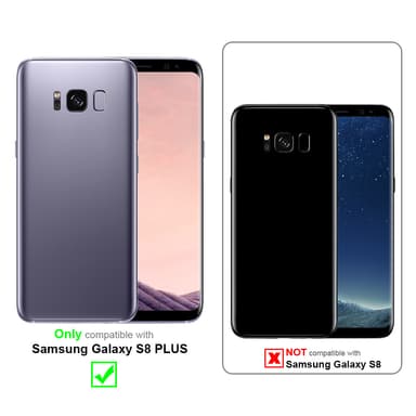 Samsung Galaxy S8 PLUS Suojakuori Kotelo (Musta)
