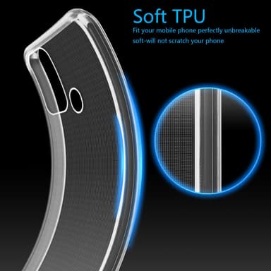 ZTE Blade A52 Suojakuori Kotelo (Läpikuultava)