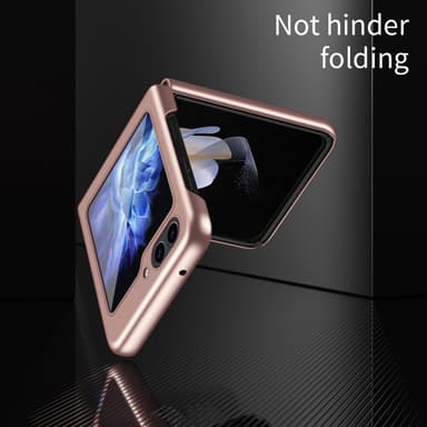 SKALO Samsung Z Flip6 Ultrathin Skin-touch Fold Suojakuori - Musta