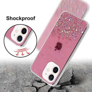 iPhone 12 MINI Suojakuori Kotelo (Vaaleanpunainen)