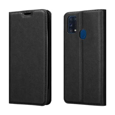 Samsung Galaxy M31 Suojakuori Lompakkokotelo (Musta)
