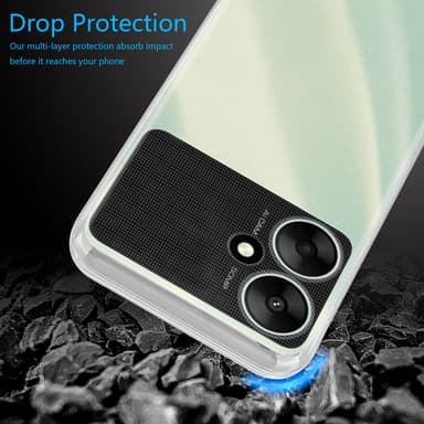 Redmi 13R 5G Suojakuori Kotelo (Läpikuultava)