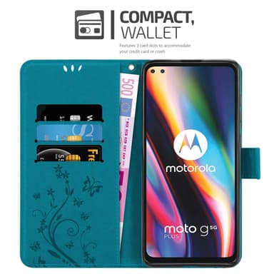 Motorola MOTO G 5G PLUS Suojakuori Lompakkokotelo