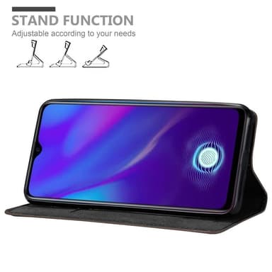 Oppo R17 NEO Suojakuori Lompakkokotelo (Ruskea)