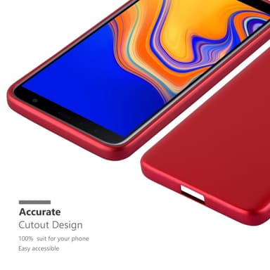 Samsung Galaxy J4 PLUS Suojakuori Kotelo (Punainen)