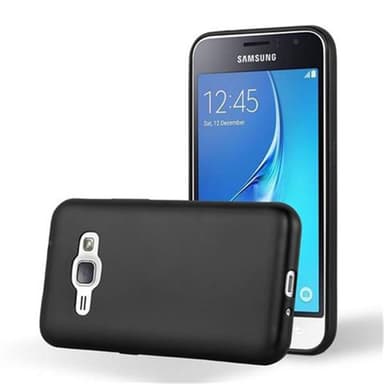 Samsung Galaxy J1 2016 Suojakuori Kotelo (Musta)