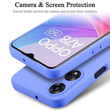 OPPO A78 5G Suojakuori Kotelo Case (Violetti)