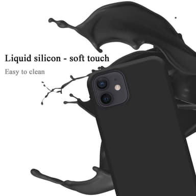 iPhone 12 MINI Suojakuori Kotelo Case (Musta)