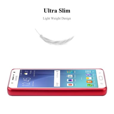 Samsung Galaxy J7 2015 Suojakuori Kotelo (Punainen)