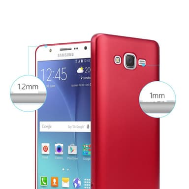 Samsung Galaxy J7 2015 Suojakuori Kotelo (Punainen)