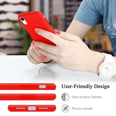 iPhone XR Suojakuori Kotelo Case (Punainen)