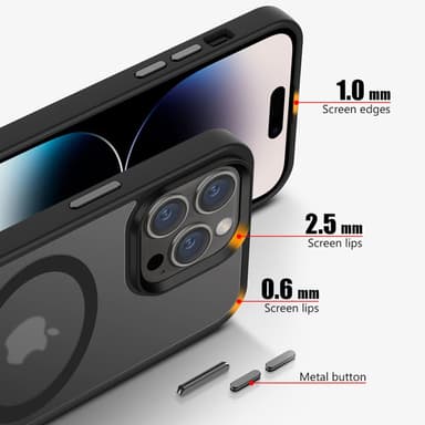 iPhone 15 PRO Suojakuori Kotelo Magsafe kompatibel