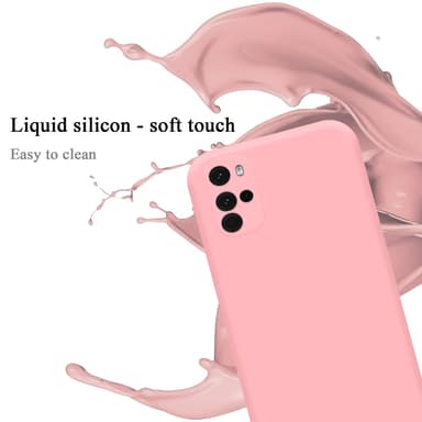 Motorola MOTO G22 Suojakuori Kotelo (Vaaleanpunainen)