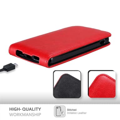 LG Google NEXUS 5 Suojakuori Lompakkokotelo (Punainen)