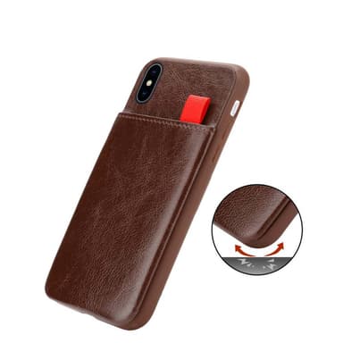Suojakuori iPhone XS MAX Kotelo (Ruskea)