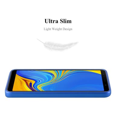Samsung Galaxy A7 2018 Suojakuori Kotelo (Sininen)