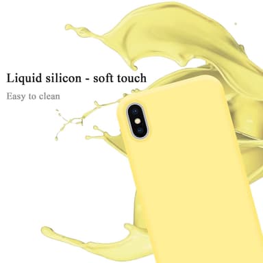 iPhone XS MAX Suojakuori Kotelo Case (Keltainen)