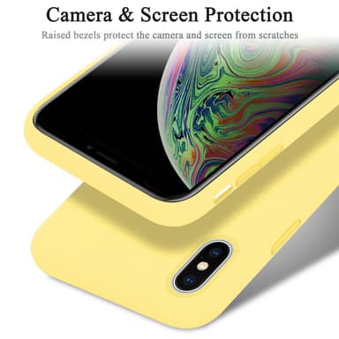 iPhone XS MAX Suojakuori Kotelo Case (Keltainen)