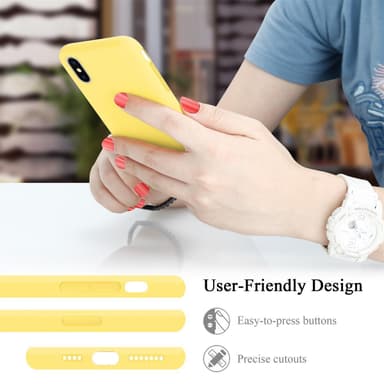 iPhone XS MAX Suojakuori Kotelo Case (Keltainen)