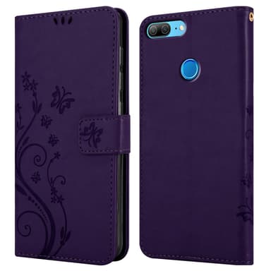 Honor 9 LITE Suojakuori Lompakkokotelo (Violetti)