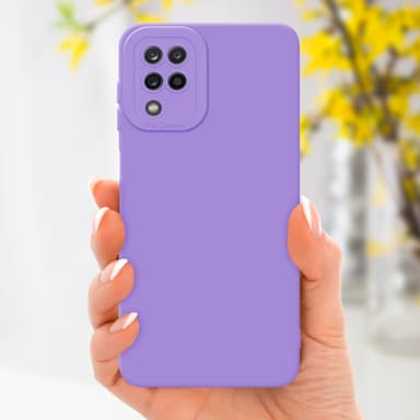 Samsung Galaxy A12 / M12 Suojakuori Kotelo (Violetti)