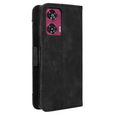 SKALO Motorola Edge 50 Fusion 6-lokeroa Lompakkokotelo - Musta