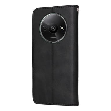 SKALO Xiaomi Redmi A3 PU-nahkainen Lompakkokotelo - Musta