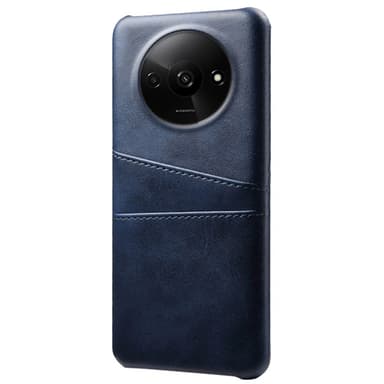 SKALO Xiaomi Redmi A3 PU-nahkainen Suojakuori Lompakolla - Sininen