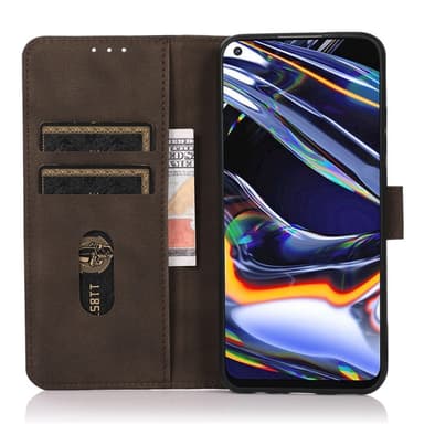 SKALO Xiaomi 14 Ultra 5G KHAZNEH Lompakkokotelo PU-nahasta - Ruskea