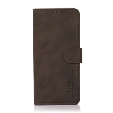 SKALO Xiaomi 14 Ultra 5G KHAZNEH Lompakkokotelo PU-nahasta - Ruskea