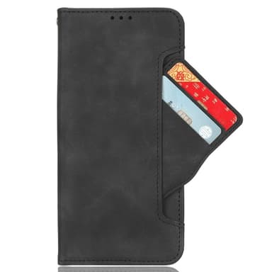 SKALO Xiaomi 14 Ultra 5G 6-lokeroa Lompakkokotelo - Musta