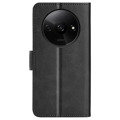SKALO Xiaomi Redmi A3 Premium Wallet Lompakkokotelo - Musta