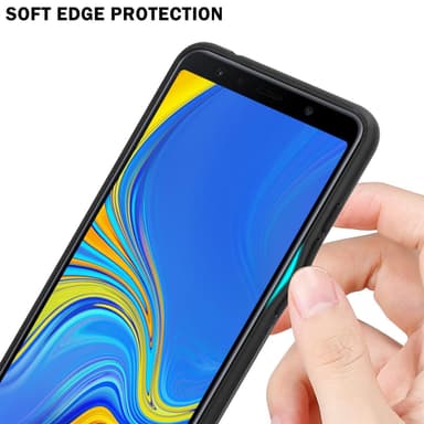Suojakuori Samsung Galaxy A7 2018 Kotelo (Musta)
