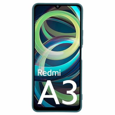 SKALO Xiaomi Redmi A3 Ultraohut TPU-kuori - Tummanvihreä