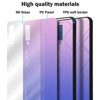 Suojakuori Samsung Galaxy A7 2018 Kotelo (Musta)