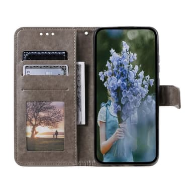 SKALO Xiaomi Redmi A3 Mandala lompakkokotelo - Harmaa