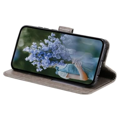 SKALO Xiaomi Redmi A3 Mandala lompakkokotelo - Harmaa