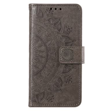 SKALO Xiaomi Redmi A3 Mandala lompakkokotelo - Harmaa