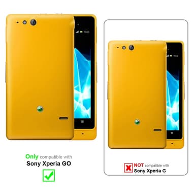 Sony Xperia GO Suojakuori Cover (Violetti)