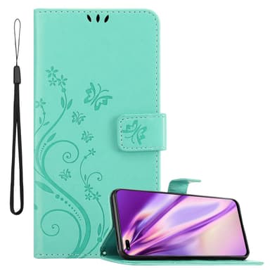 Honor 50 LITE Suojakuori Lompakkokotelo (Turkoosi)