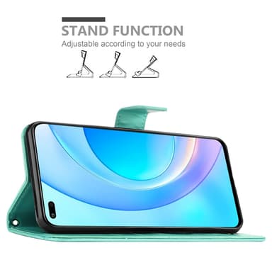 Honor 50 LITE Suojakuori Lompakkokotelo (Turkoosi)