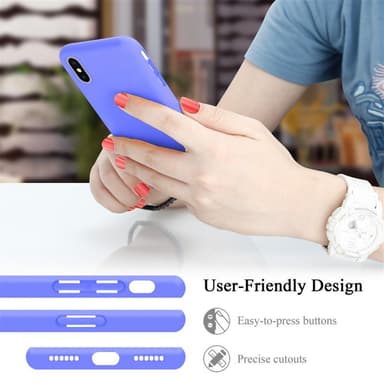 iPhone X / XS Suojakuori Kotelo Case (Violetti)